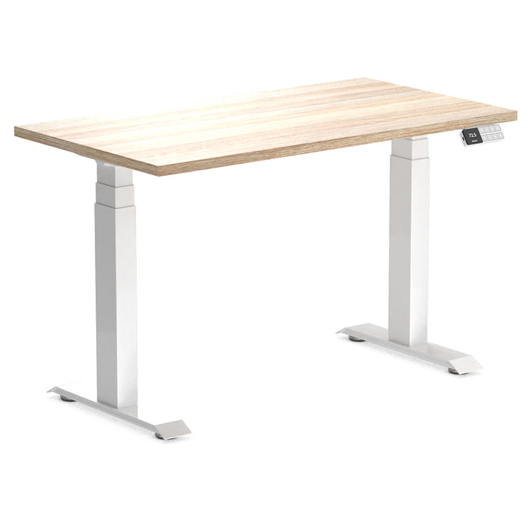 dual mini laminate sit stand desk