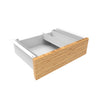 Desky Minimal Under Desk Drawer-White - Bamboo - Desky Canada