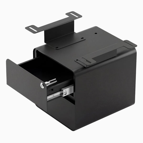 smooth rolling drawers under desk cabinet