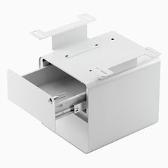 Desky white under desk cabinet