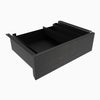 Desky Minimal Under Desk Drawer-Black - Dark Bamboo - Desky Canada