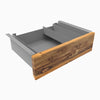 Desky Minimal Under Desk Drawer-Grey - Hardwood Teak - Desky Canada