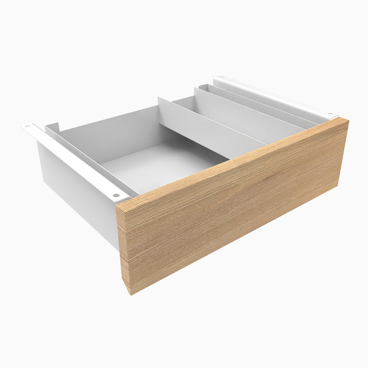 Desky Minimal Under Desk Drawer-white - Hardwood White ash - Desky Canada