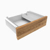 Desky Minimal Under Desk Drawer-White - Hardwood White oak - Desky Canada