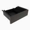 Desky Minimal Under Desk Drawer-Black -Melamine burnished wood - Desky Canada