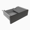 Desky Minimal Under Desk Drawer-grey -Melamine burnished wood - Desky Canada