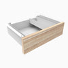 Desky Minimal Under Desk Drawer-White -Melamine classic oak - Desky Canada