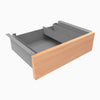 Desky Minimal Under Desk Drawer-grey -Melamine select beech - Desky Canada