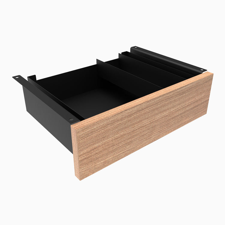 Desky Minimal Under Desk Drawer-Black -Melamine sublime - Desky Canada