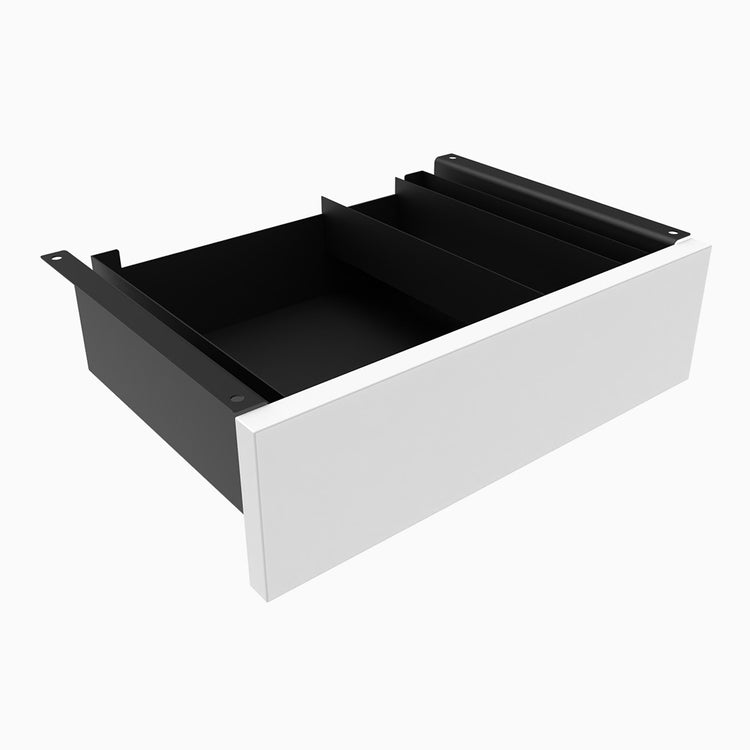 Desky Minimal Under Desk Drawer-White-Melamine- Desky Canada