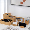 Bamboo organizer set on table