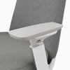 Executive office chair with adjustable arm rests