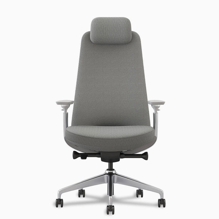 Light grey executive office chair 