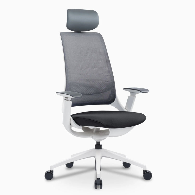 Desky Ergonomic Pulse Chair in white