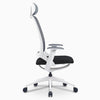 Pulse supportive desk chair in white with headrest