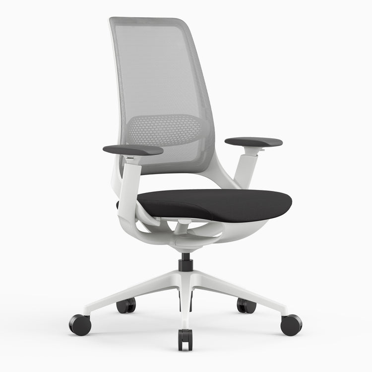 White home office chair