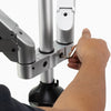 How to adjust quad monitor arm - Desky