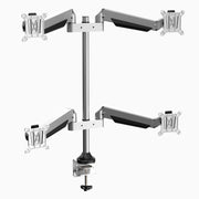 Desky quad monitor arm silver 