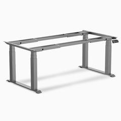 Desky Quad Sit Stand Desk Frame, Space Grey frame