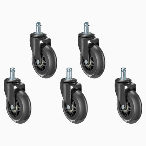 Rubber chair caster wheels set - Desky Canada