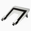 Universal laptop mount for arm in silver
