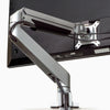 Single monitor arm with cable management