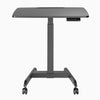 Black small electric standing desk