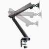 Adjustable height single monitor LED arm