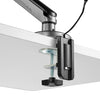 Desky Single LED Monitor Arm Space Grey -Desky®