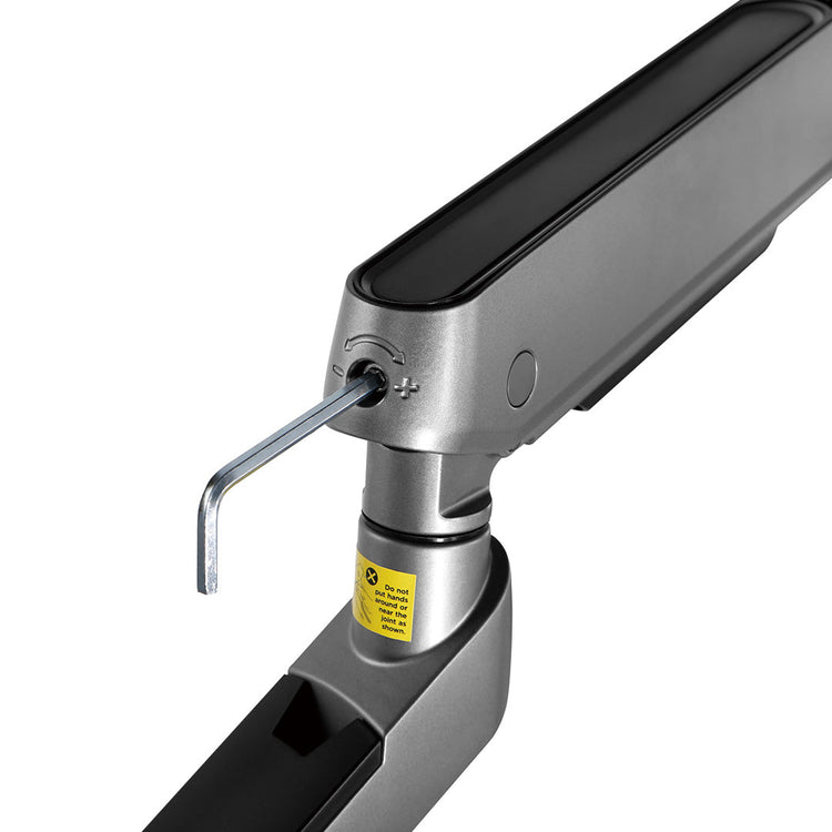 Desky Single LED Monitor Arm Space Grey -Desky®