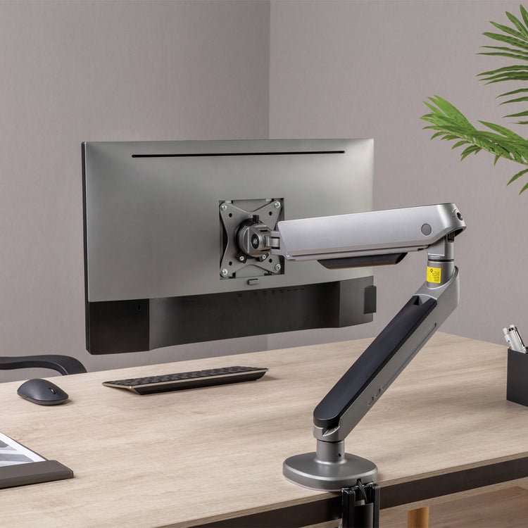 Desky Single LED Monitor Arm Space Grey -Desky®