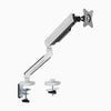 White LED monitor arm - Desky Canada