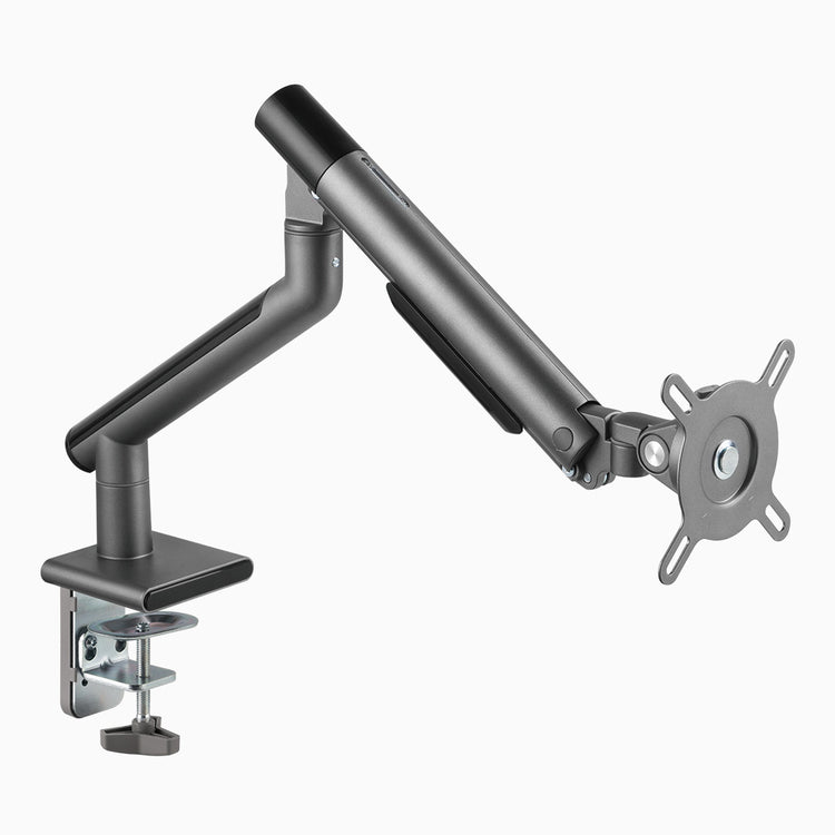 Space grey aluminum monitor arm