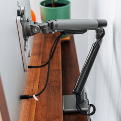 single monitor aluminum slim arm 