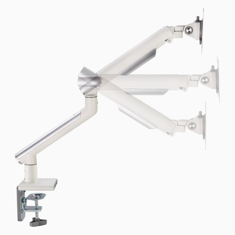 Adjustable slim aluminum monitor arm