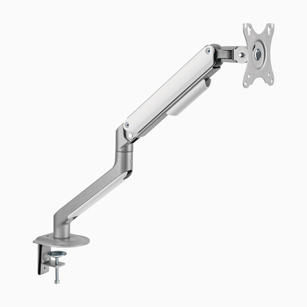 Silver eco single monitor arm set up