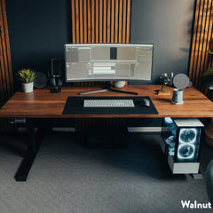 Desky Dual Hardwood Sit Stand Desk-Desky Canada