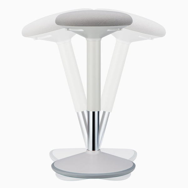 Standing desk stool in white