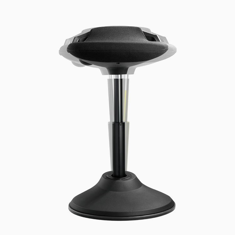 Sit stand stool wobble features