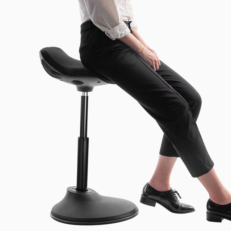 Standing desk stool in black