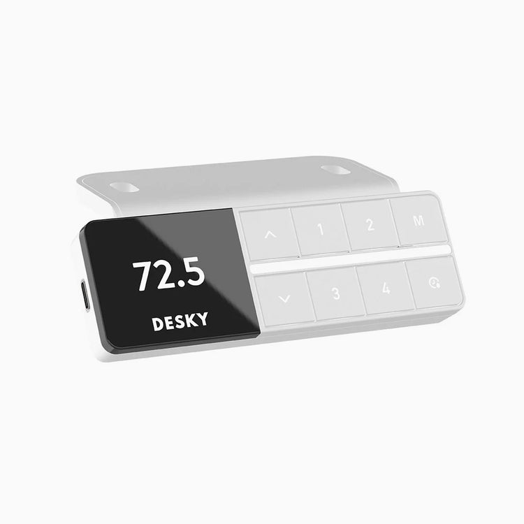 Smart bluetooth controller for Desky standing desk in white