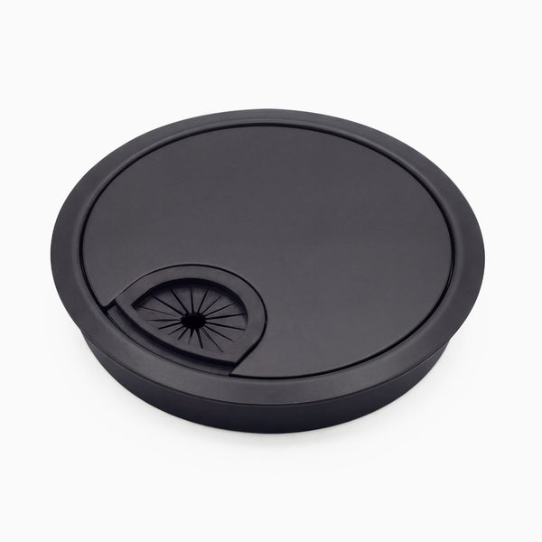 Desky Metal Grommet Cover in Black