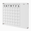 Transparent wall calendar