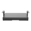Black slim drawer standing desk Desky 