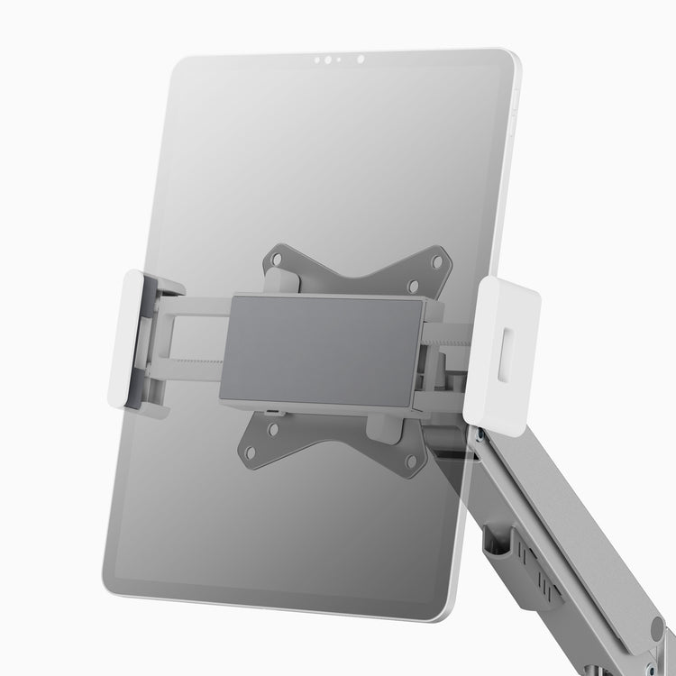 White tablet holder VESA compatible