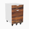 Desky wooden minimalist cabinet hardwood pheasantwood white