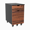 Desky wooden minimalist cabinet hardwood walnut