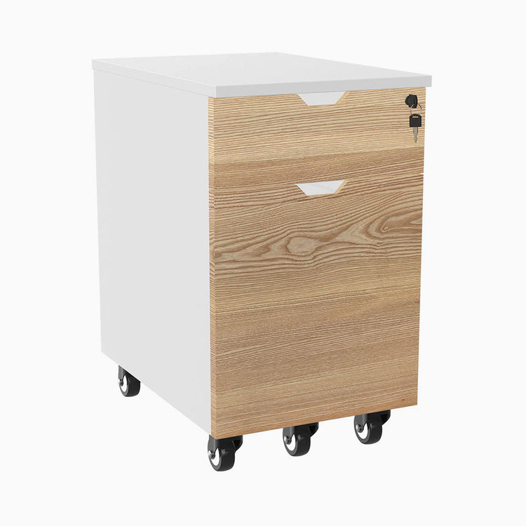 Desky wooden minimalist cabinet hardwood white ash white