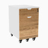 Desky wooden minimalist cabinet hardwood white oak white