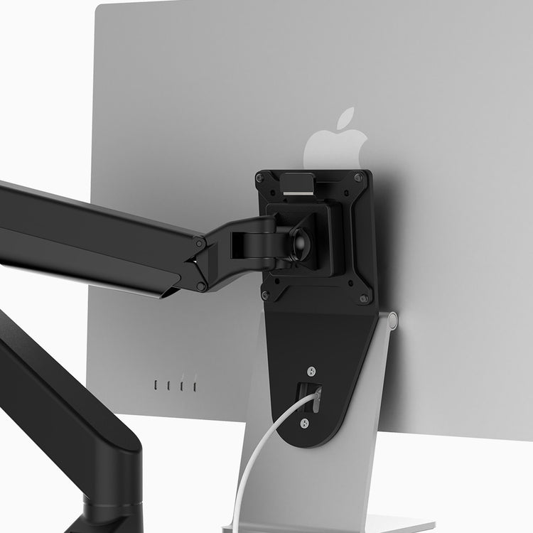 Black VESA imac adapter - Desky Canada